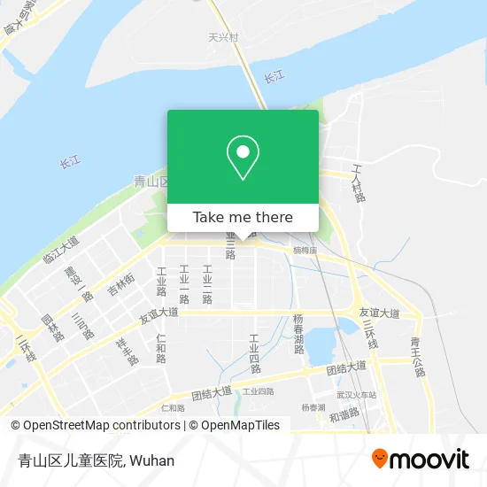 青山区儿童医院 map
