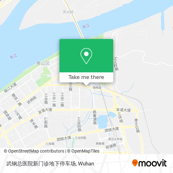 武钢总医院新门诊地下停车场 map