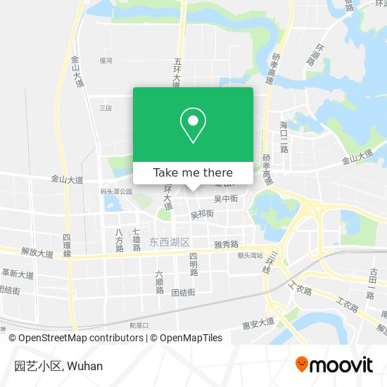 园艺小区 map