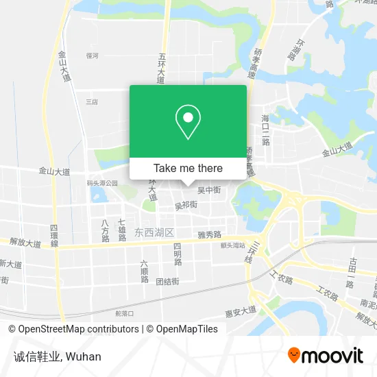 诚信鞋业 map