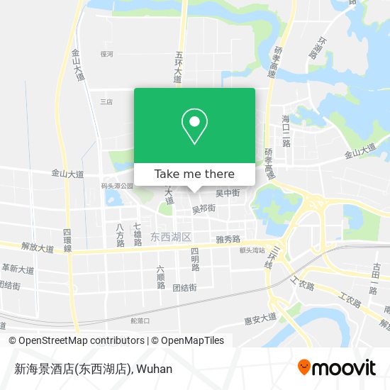 新海景酒店(东西湖店) map