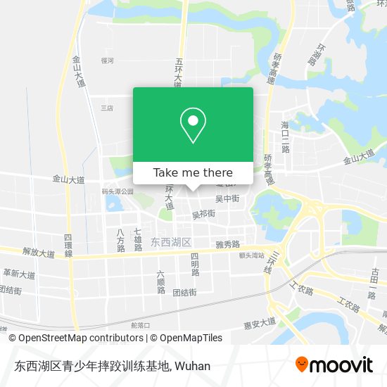 东西湖区青少年摔跤训练基地 map