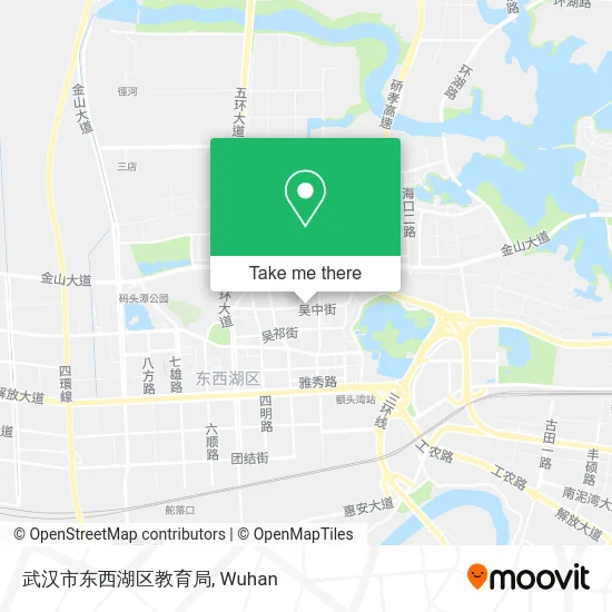 武汉市东西湖区教育局 map
