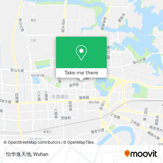 怡华逸天地 map