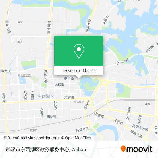 武汉市东西湖区政务服务中心 map