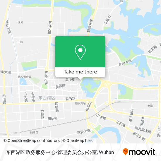 东西湖区政务服务中心-管理委员会办公室 map