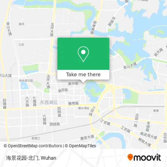 海景花园-北门 map