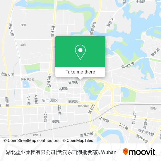 湖北盐业集团有限公司(武汉东西湖批发部) map