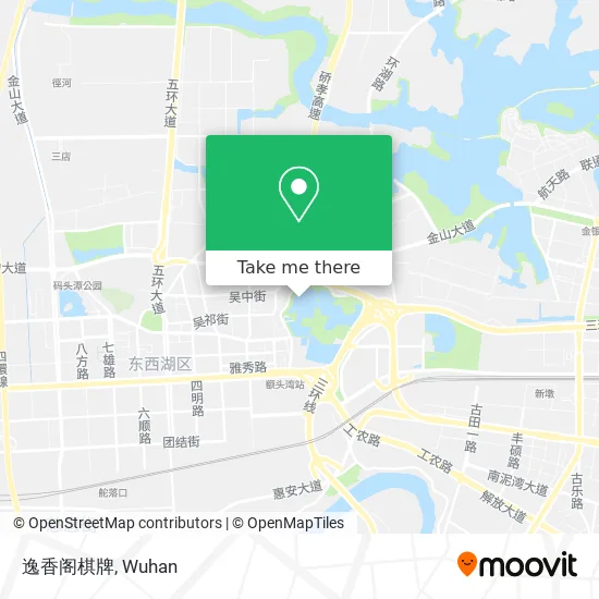 逸香阁棋牌 map
