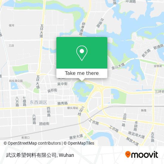 武汉希望饲料有限公司 map