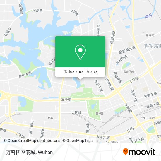 万科四季花城 map