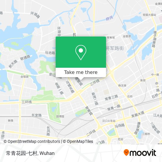 常青花园-七村 map