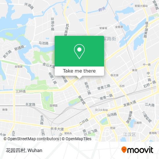 花园四村 map