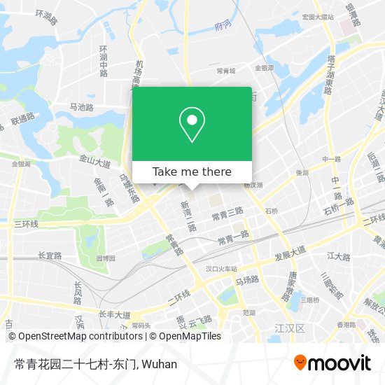 常青花园二十七村-东门 map