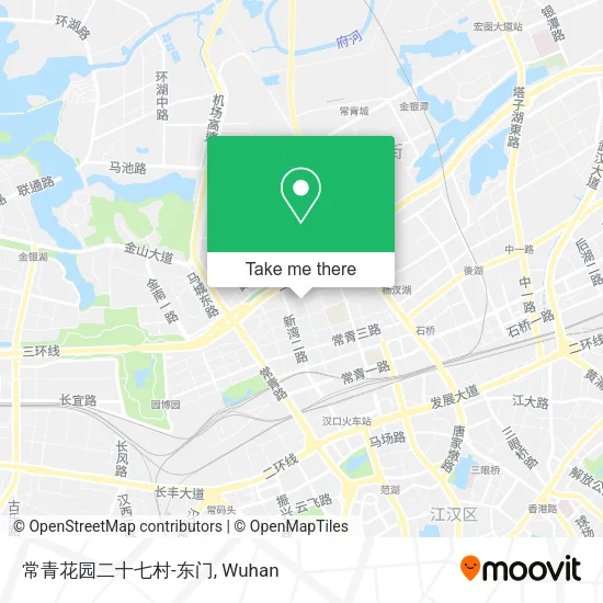 常青花园二十七村-东门 map