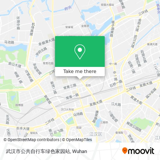 武汉市公共自行车绿色家园站 map
