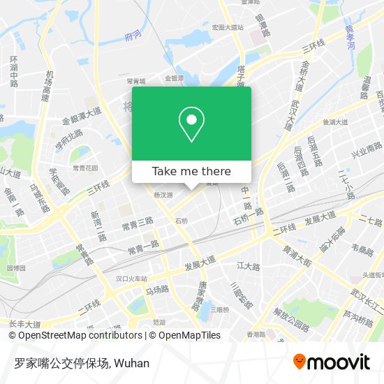 罗家嘴公交停保场 map