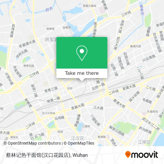蔡林记热干面馆(汉口花园店) map