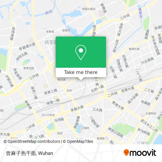 曾麻子热干面 map