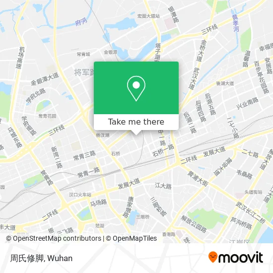 周氏修脚 map