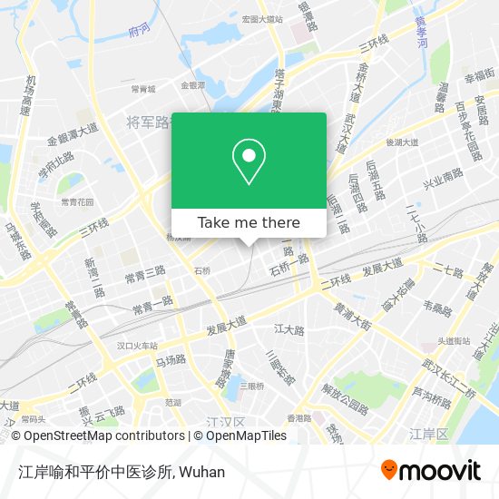 江岸喻和平价中医诊所 map