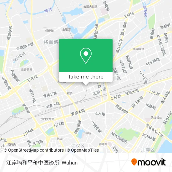 江岸喻和平价中医诊所 map