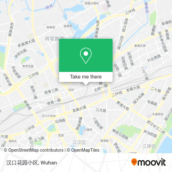 汉口花园小区 map