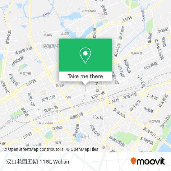 汉口花园五期-11栋 map