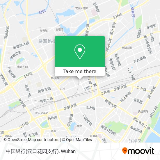 中国银行(汉口花园支行) map