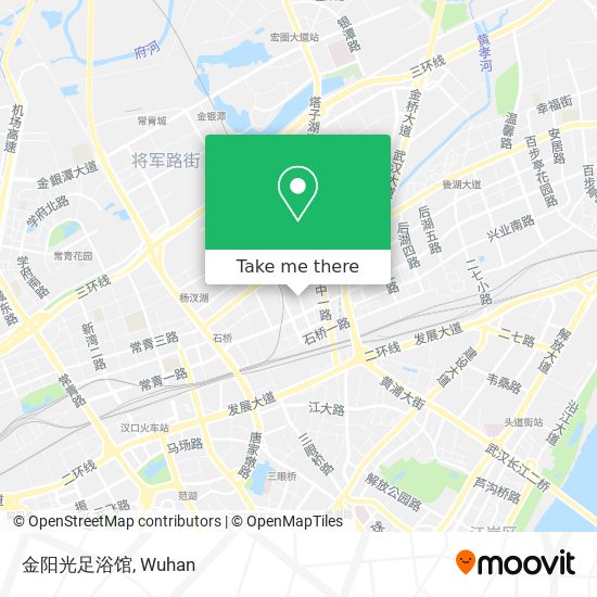 金阳光足浴馆 map