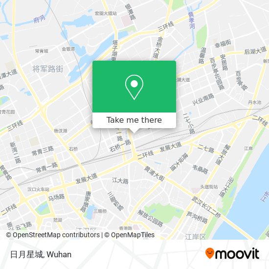 日月星城 map