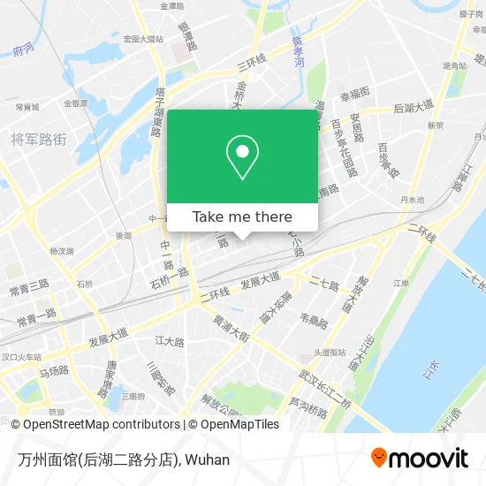 万州面馆(后湖二路分店) map