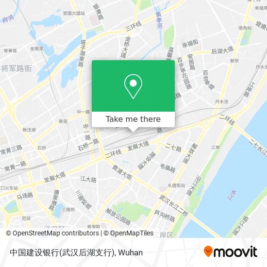 中国建设银行(武汉后湖支行) map