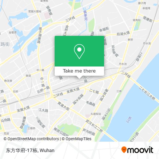 东方华府-17栋 map