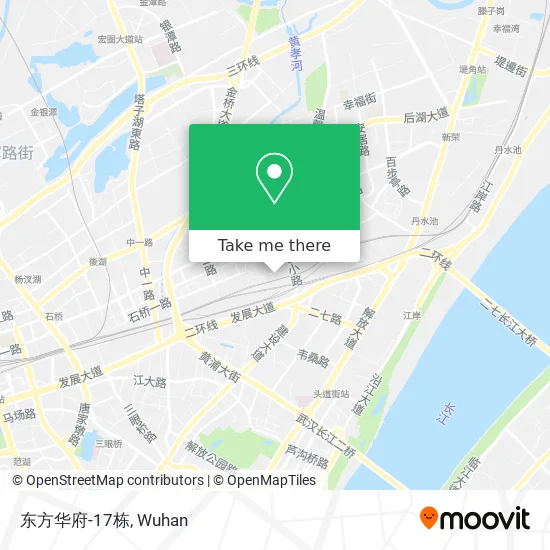 东方华府-17栋 map