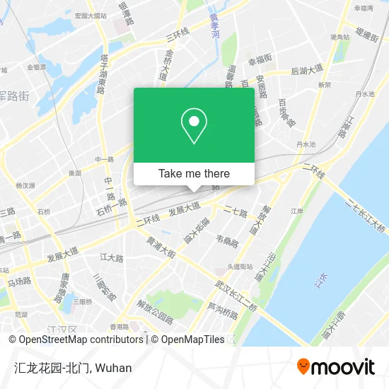 汇龙花园-北门 map