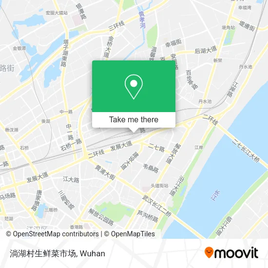 淌湖村生鲜菜市场 map