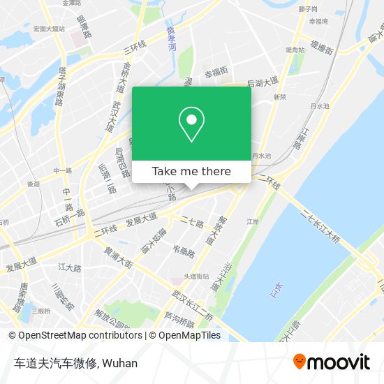 车道夫汽车微修 map