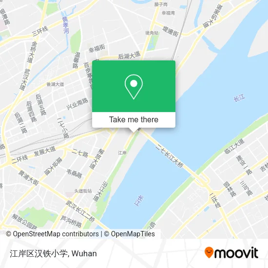 江岸区汉铁小学 map