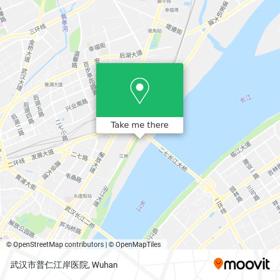 武汉市普仁江岸医院 map