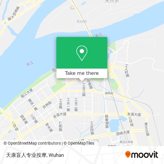 天康盲人专业按摩 map