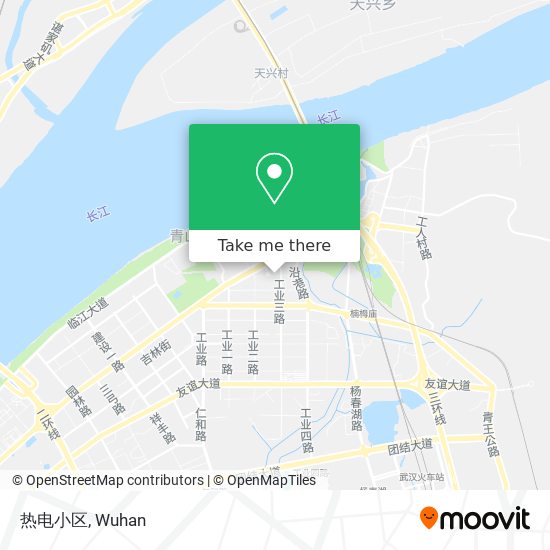 热电小区 map