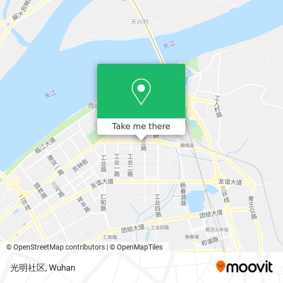 光明社区 map