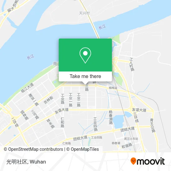 光明社区 map