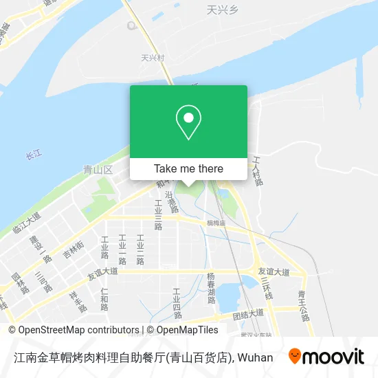 江南金草帽烤肉料理自助餐厅(青山百货店) map