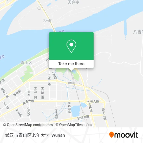 武汉市青山区老年大学 map