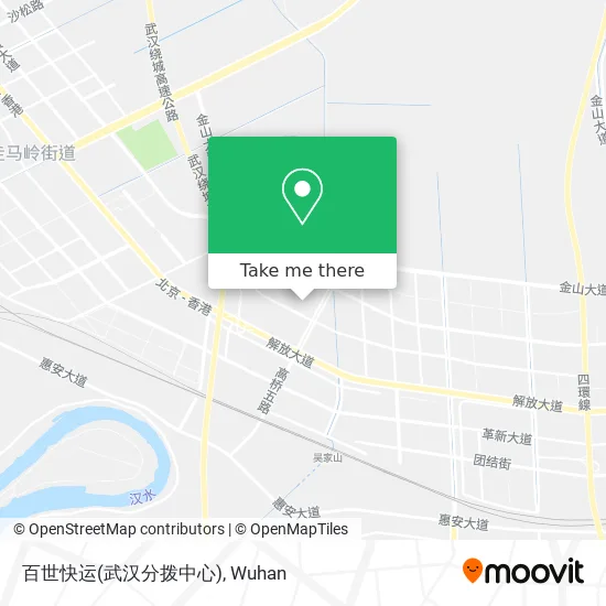 百世快运(武汉分拨中心) map