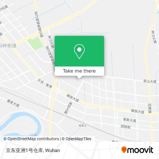 京东亚洲1号仓库 map
