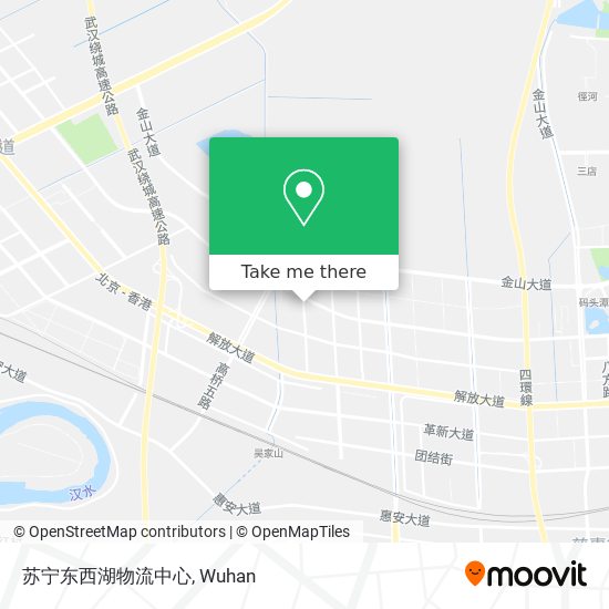 苏宁东西湖物流中心 map