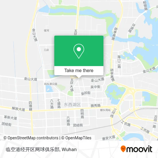 临空港经开区网球俱乐部 map